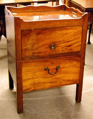 Lot 439 - George III Mahogany Pot Cupboard Late...