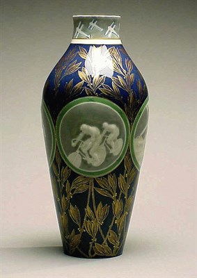 Lot 483 - Sevres Pate sur Pate Commemorative Vase...