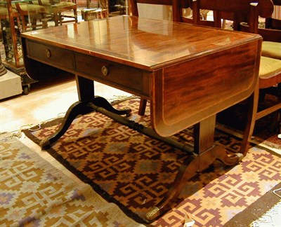 Lot 327 - Regency Style Mahogany Sofa Table