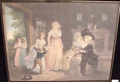 Lot 130 - After George Morland A VISIT TO THE BOARDING...