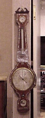 Lot 394 - Victorian Inlaid Mahogany Barometer Spencer,...