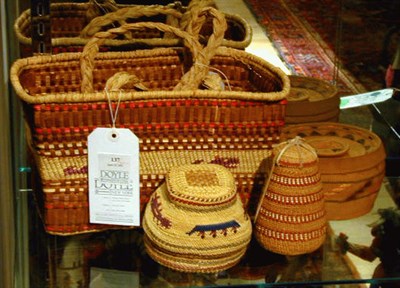 Lot 137 - Four Tlingit and Makah Baskets Including...