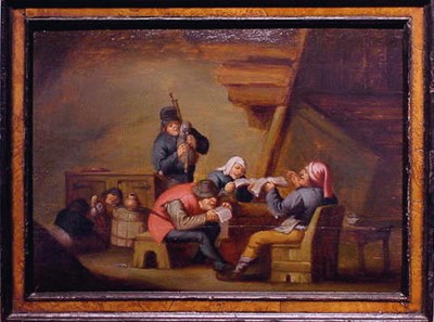 Lot 84 - Follower of Adriaen van Ostade THE SENSE OF...