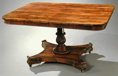 Lot 587 - William IV Rosewood Breakfast Table Early 19th...