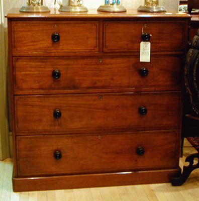 Lot 245 - George III Style Mahogany Chest of Drawers