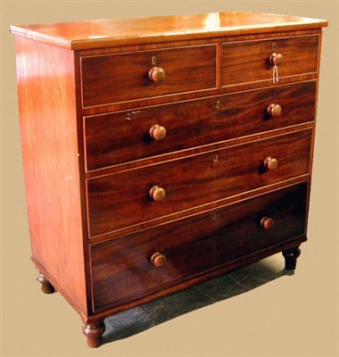 Lot 275 - George III Style Mahogany Chest of Drawers