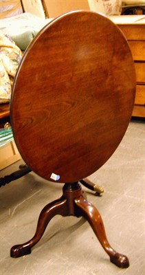 Lot 438 - George III Mahogany Tip Top Table Late...
