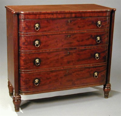 Lot 392 - Regency Mahogany Chest of Drawers Early 19th...