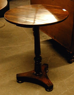 Lot 459 - William IV Rosewood Candle Stand The circular...