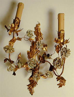 Lot 264 - Pair of Louis XV Style Porcelain Mounted...