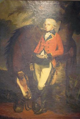 Lot 24 - After Sir Joshua Reynolds OFFICER WITH HORSE,...