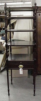 Lot 255 - Regency Style Mahogany Etagere