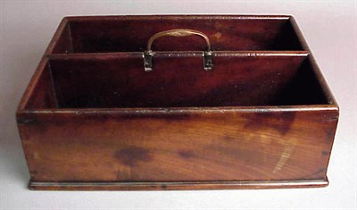 Lot 349 - Late George III Mahogany Cutlery Tray Early...