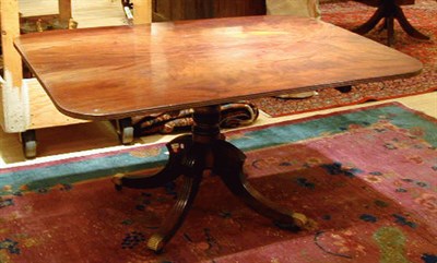 Lot 477 - Regency Mahogany Tilt-Top Breakfast Table
