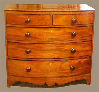Lot 432 - Victorian Mahogany Chest of Drawers