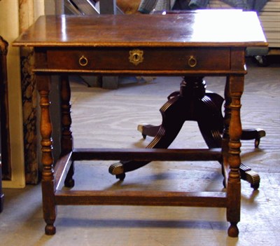 Lot 339 - Provincial George III Oak Side Table The...