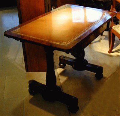 Lot 473 - William IV Rosewood Writing Table