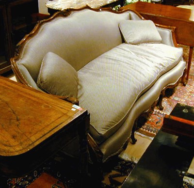 Lot 499 - Louis XV Style Upholstered Settee