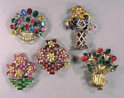 Lot 369 - Group of Five Pins Comprising Charles Amour...