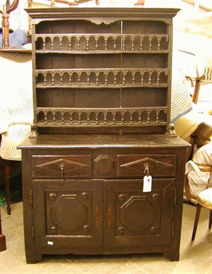 Lot 351 - Provincial Louis XVI Chestnut Vaisselier Late...