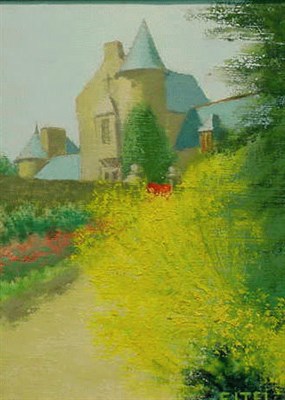 Lot 16 - Jacques Eitel French, b. 1926 CHATEAU A BREHAT,...