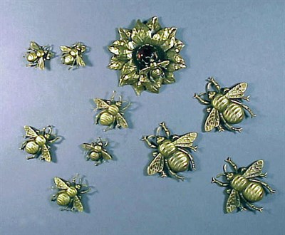 Lot 345 - BUZZ BUZZ BUZZ Bumblebees Comprising seven...
