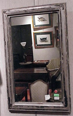 Lot 152 - Silvered Gilt-Wood Rectangular Mirror