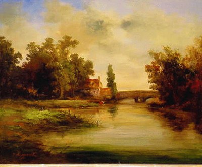 Lot 6 - Denis Canut French, b. 1953 PAYSAGE Signed D....