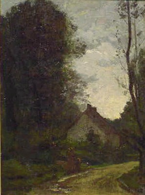 Lot 29 - Manner of Jean Baptiste Camille Corot THE...