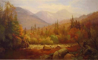 Lot 80 - Laura Woodward American, 19th century MOUNTAIN...
