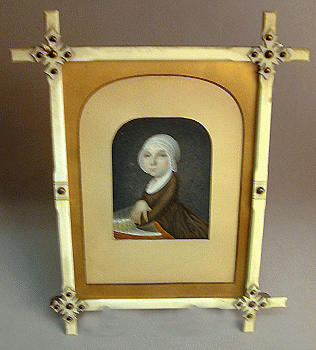 Lot 562 - Group of Five Portrait Miniatures Comprising a...