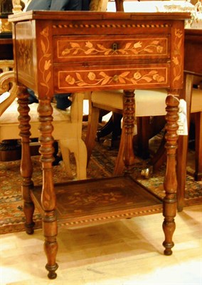 Lot 525 - Dutch Marquetry Inlaid Side Table