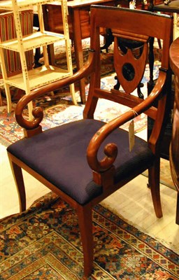 Lot 392 - Set of Eight Biedermeier Style Dining Chairs...
