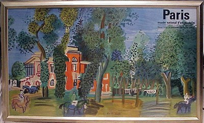 Lot 107 - After Raoul Dufy PARIS Color lithograph by...