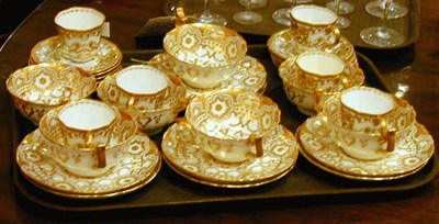 Lot 281 - Group of Gilt-Decorated Porcelain Table...