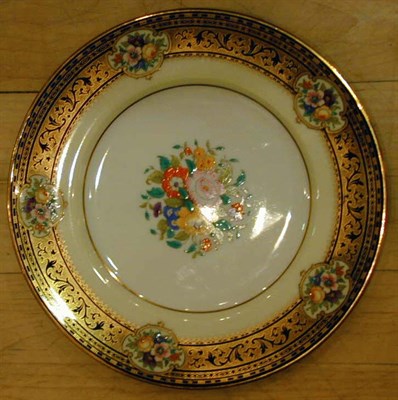 Lot 299 - Group of English Porcelain Dessert Plates...