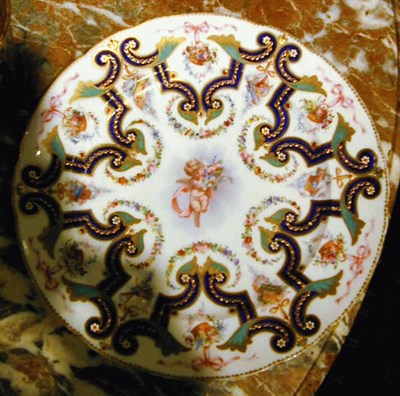 Lot 454 - Group of Four Sevres Style Porcelain Articles