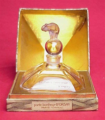 Lot 182 - D'Orsay Porte-bonheur Bottle by Baccarat The...