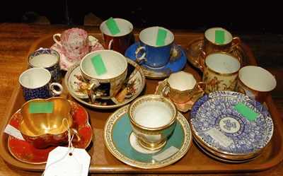 Lot 376 - Miscellaneous Group of Porcelain Teacups and...