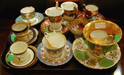 Lot 196 - Group of Porcelain Teacups and Saucers...