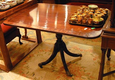 Lot 223 - Regency Style Mahogany Tilt-Top Breakfast Table