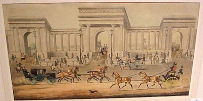 Lot 48 - After James Pollard THE GRAND ENTRANCE TO HYDE...