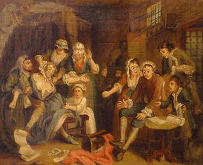 Lot 254 - After William Hogarth SCENE FROM 'A RAKE'S...