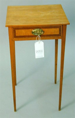 Lot 309 - Federal Maple and Mahogany Inlaid Work Table...