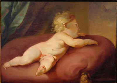 Lot 43 - Rudolf Kreibig Austrian, 19th century PUTTO...