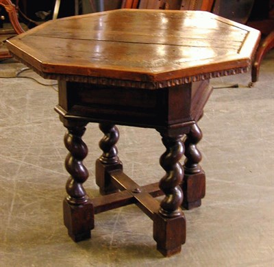 Lot 273 - Italian Renaissance Walnut Side Table The...