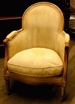 Lot 614 - Pair of Louis XVI Style Painted Beechwood...