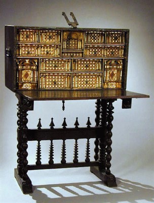 Lot 268 - Spanish Baroque Vargueno on Stand Late...