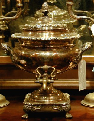 Lot 408 - Sheffield Silver Plated Hot Water Urn