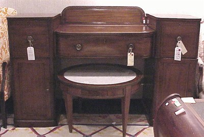 Lot 160 - Regency Mahogany Pedestal Sideboard